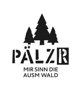 Schwarze Silhouette eines Kiefernbaums Aufkleberdesign