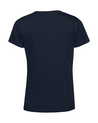 Frauen | T-Shirt | Wald und Woi | navyblue | Logo beige