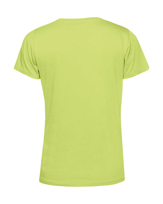 Women | T-shirt | Lime | Lavender logo 