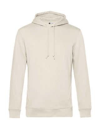 Männer | Backprint Hoodie | Wald und Woi | creme | Logo anthrazit