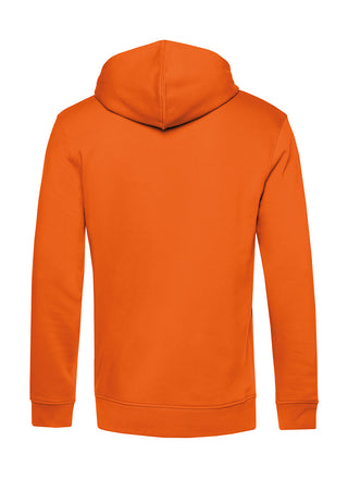 Männer Hoodie | Wald und Woi | orange | Logo beige