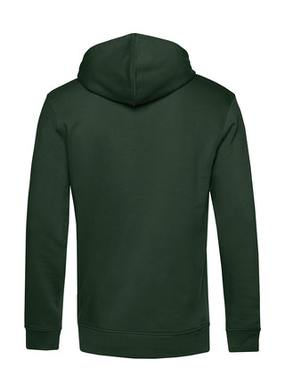 Männer Hoodie | Wald und Woi | waldgrün | Logo orange