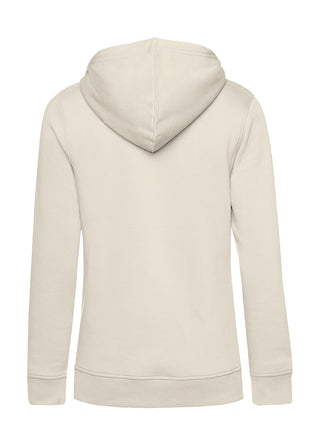 Frauen Hoodie | Wald und Woi | creme | Logo schwarz