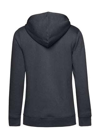 Frauen Hoodie | Wald und Woi | asphalt | Logo anthrazit