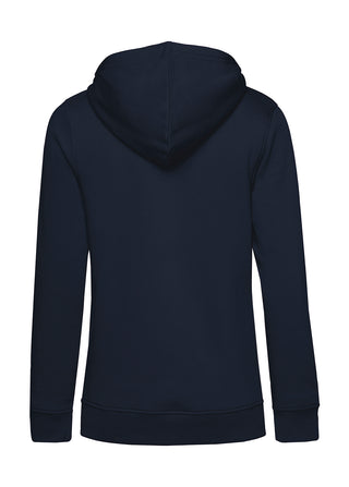 Frauen Hoodie | Wald und Woi | navyblue | Logo beige