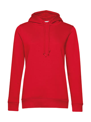 Women Hoodie | Queen | fuchsia | Logo white 