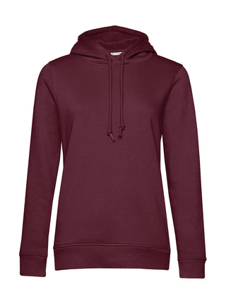 Frauen Backprint Hoodie | FRTZ WLTR STDN #2 | burgundy