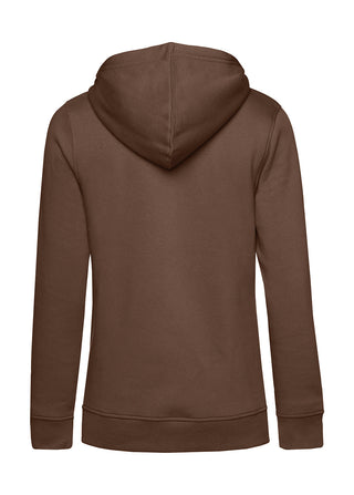 Frauen | Hoodie | PALZWOi | baumbraun | Logo schwarz