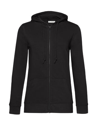 Frauen Backprint Zipper | PÄLZR 2025 | schwarz | Mandelblüte | Outlet Einzelstück