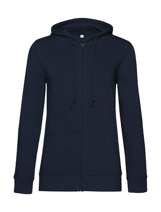 Frauen Backprint Zipper | PÄLZR 2025 | navy | Mandelblüte