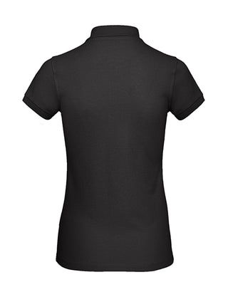 PÄLZR 2025 | Poloshirt | Frauen | schwarz | Mandelblüte | Outlet Einzelstück