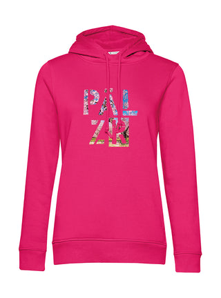 Frauen Hoodie | PÄLZR 2025 | fuchsia | Mandelblüte