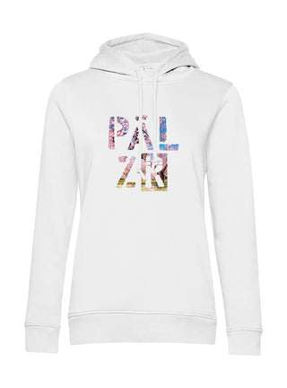 Frauen Hoodie | PÄLZR 2025 | weiss | Mandelblüte