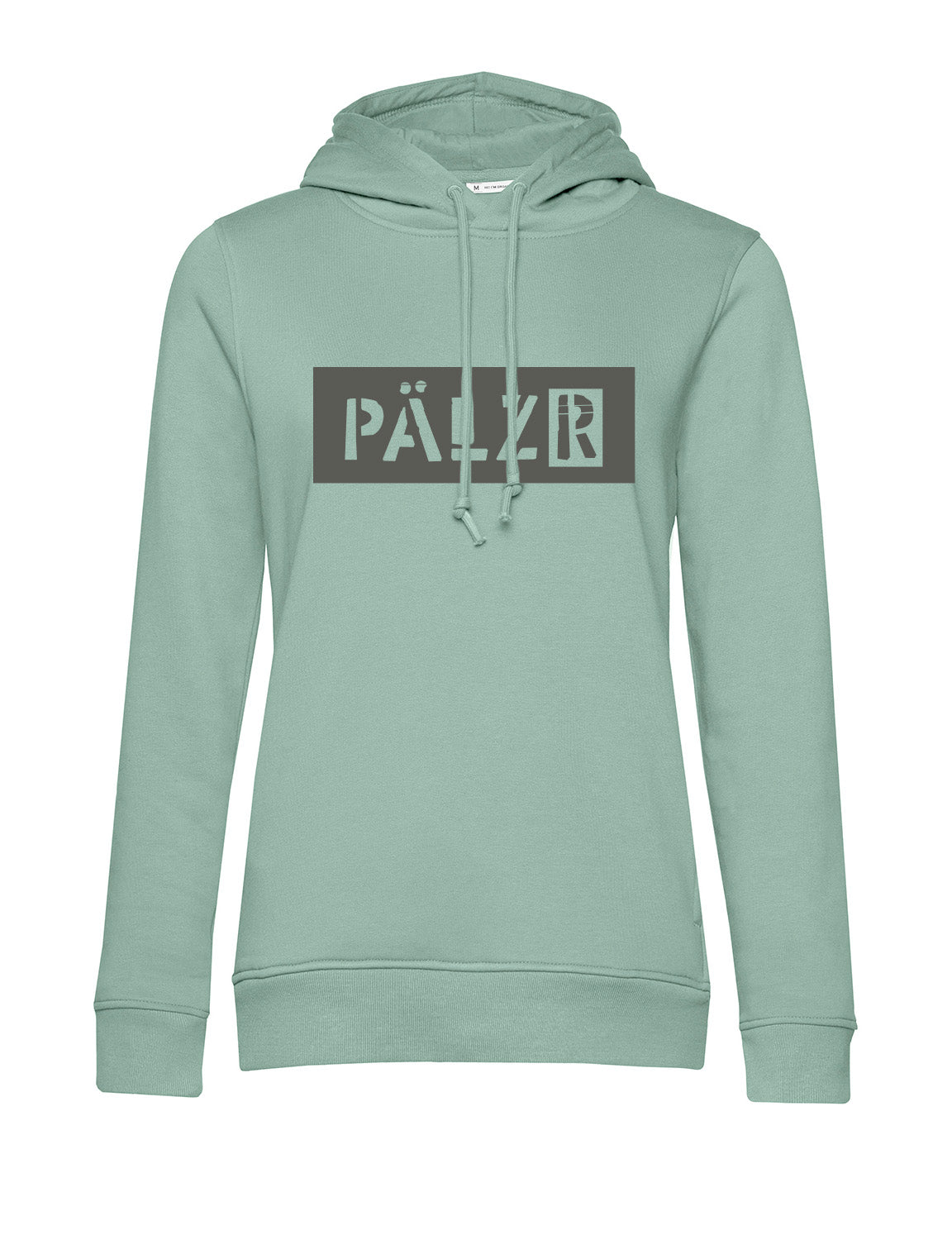 Frauen Hoodie | sage | Logo -N- anthrazit