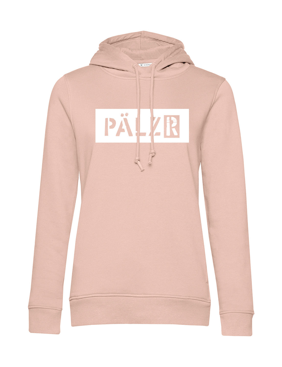 Frauen Hoodie | softrose | Logo -N- weiss