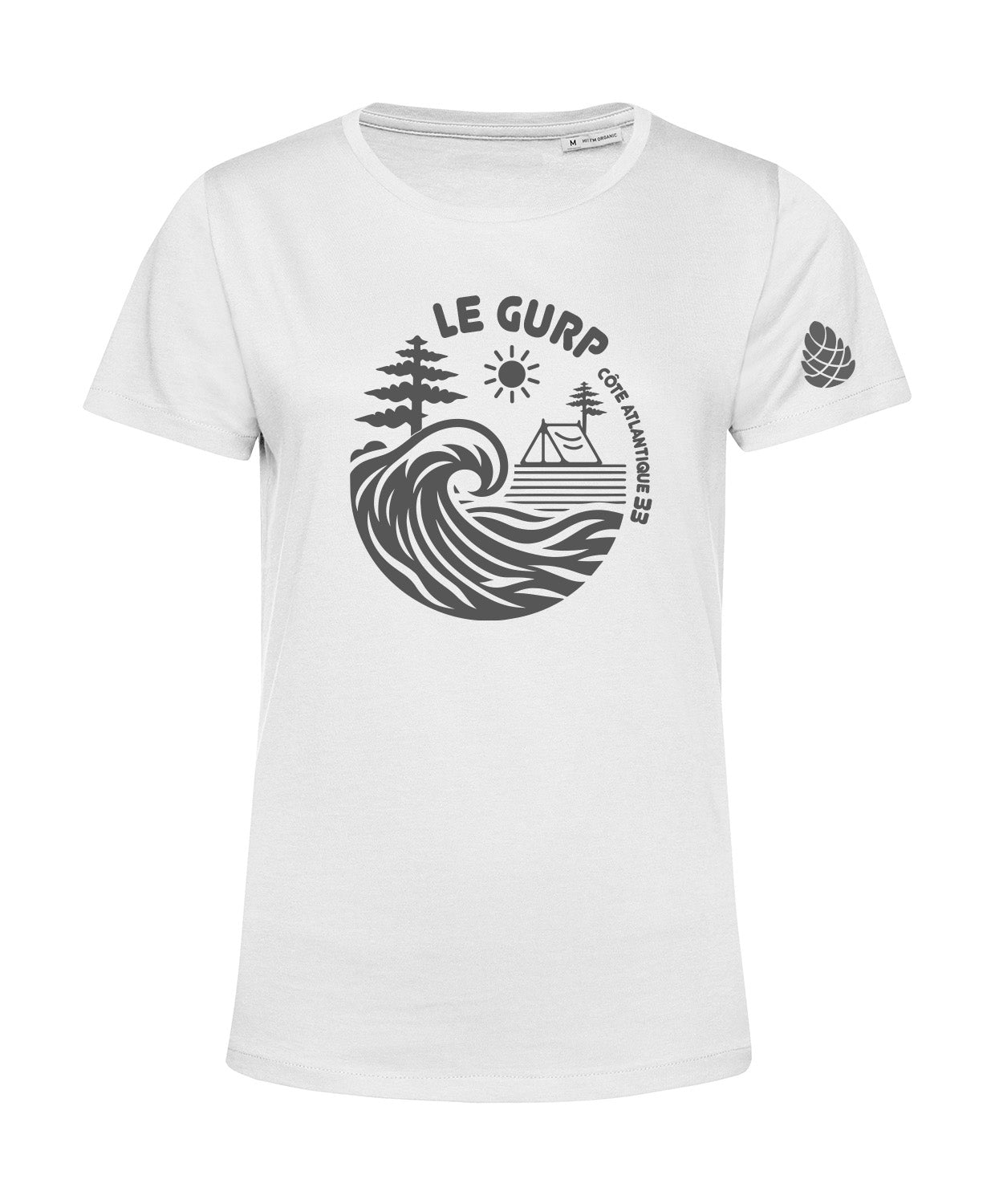 Le Gurp | Frauen | T-Shirt | weiss | Logo anthrazit (Kopie)