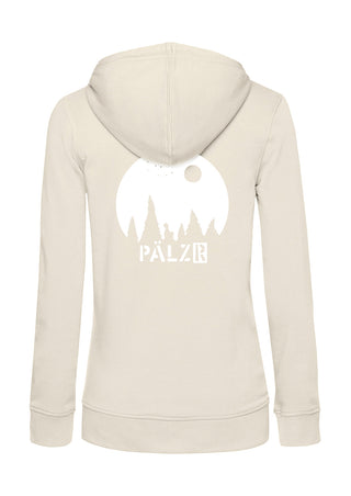 Frauen Zipper | BACKPRINT | Sternegugger | creme | Logo weiss