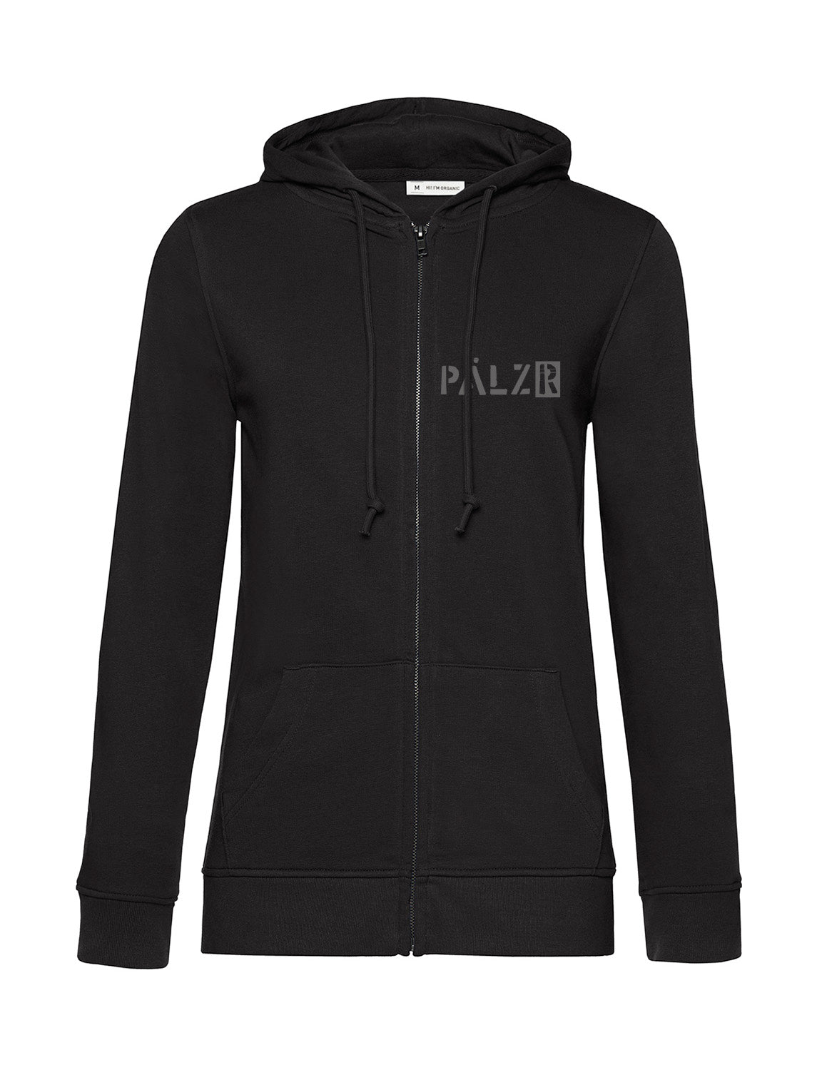 Frauen Zipper | BACKPRINT | PÄLZRWald ZWEI | schwarz | Logo anthrazit