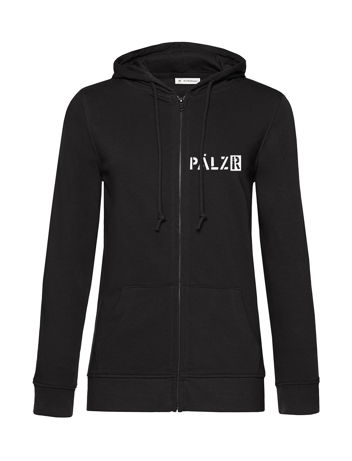 Frauen Zipper | BACKPRINT | Sternegugger | schwarz | Logo weiss