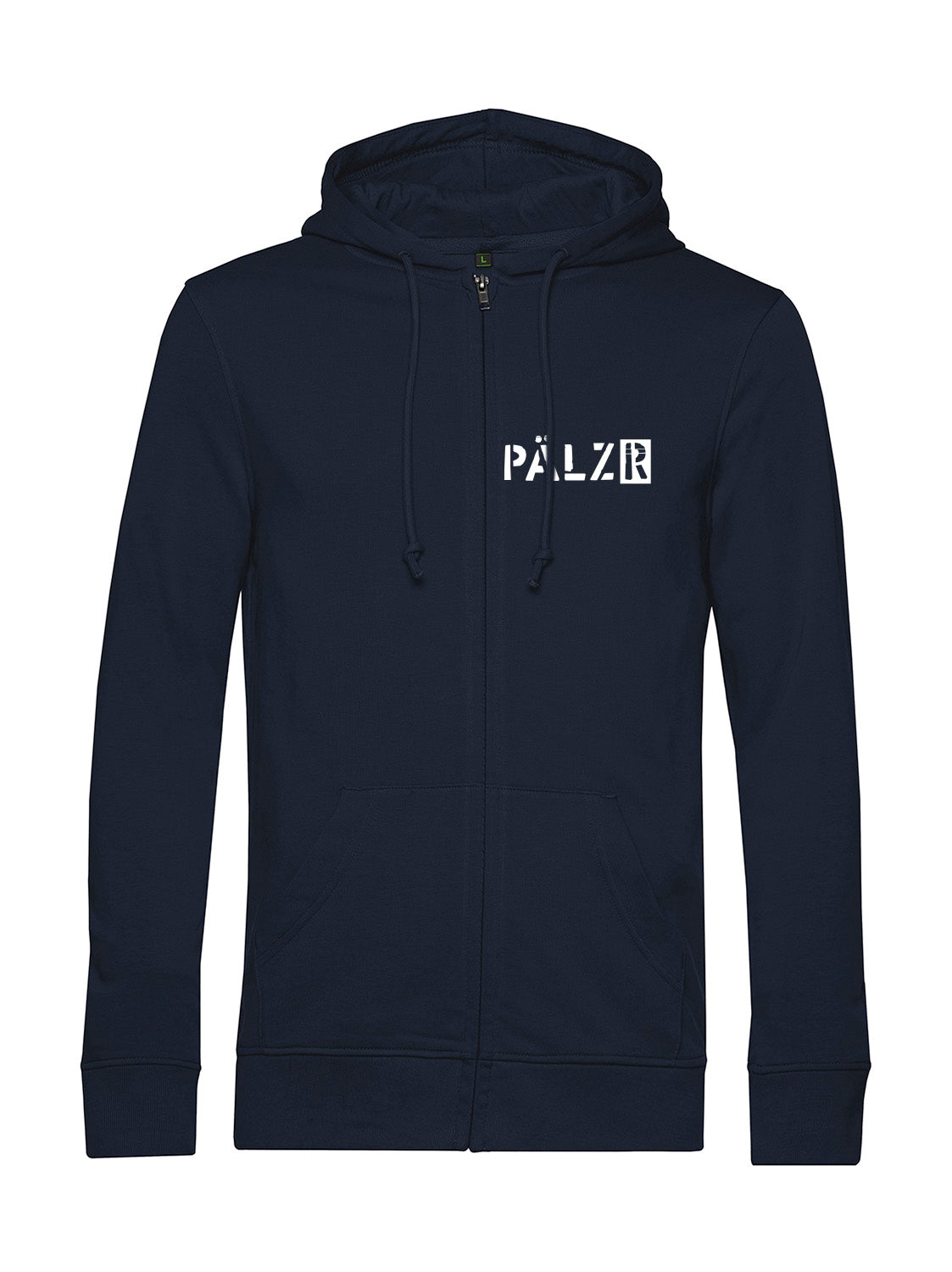 Männer | Zipper | Backprint | Mir sinn die ausm Wald | navy-blue | Logo weiss