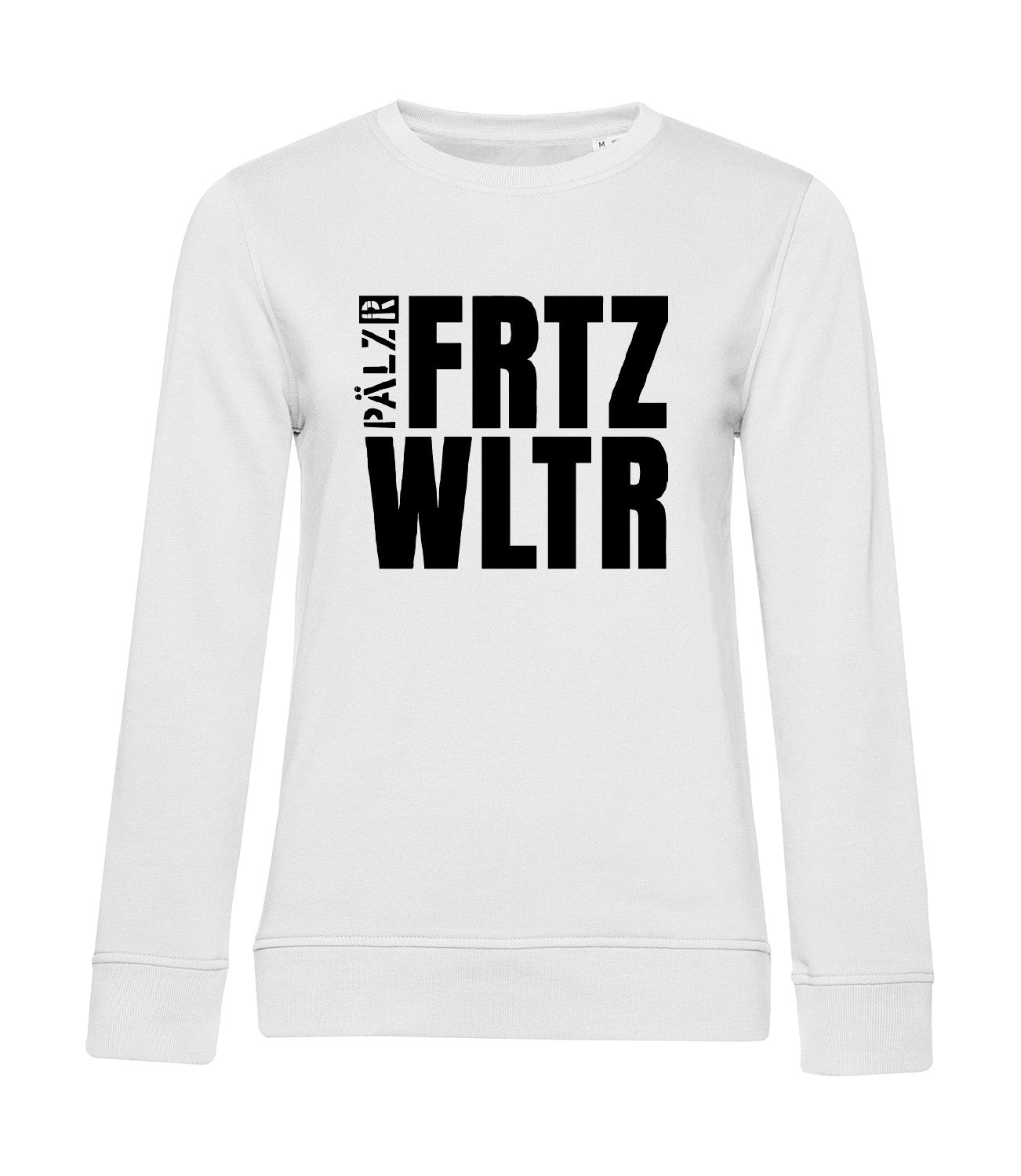 Frauen | Pulli | PÄLZR | FRTZ WLTR | weiss | Logo schwarz