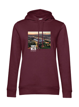 Frauen Hoodie | FRTZ WLTR STDN #2 | burgundy