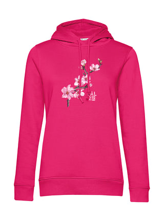 Frauen Hoodie | PÄLZR 2025 | fuchsia | Mandelzweig