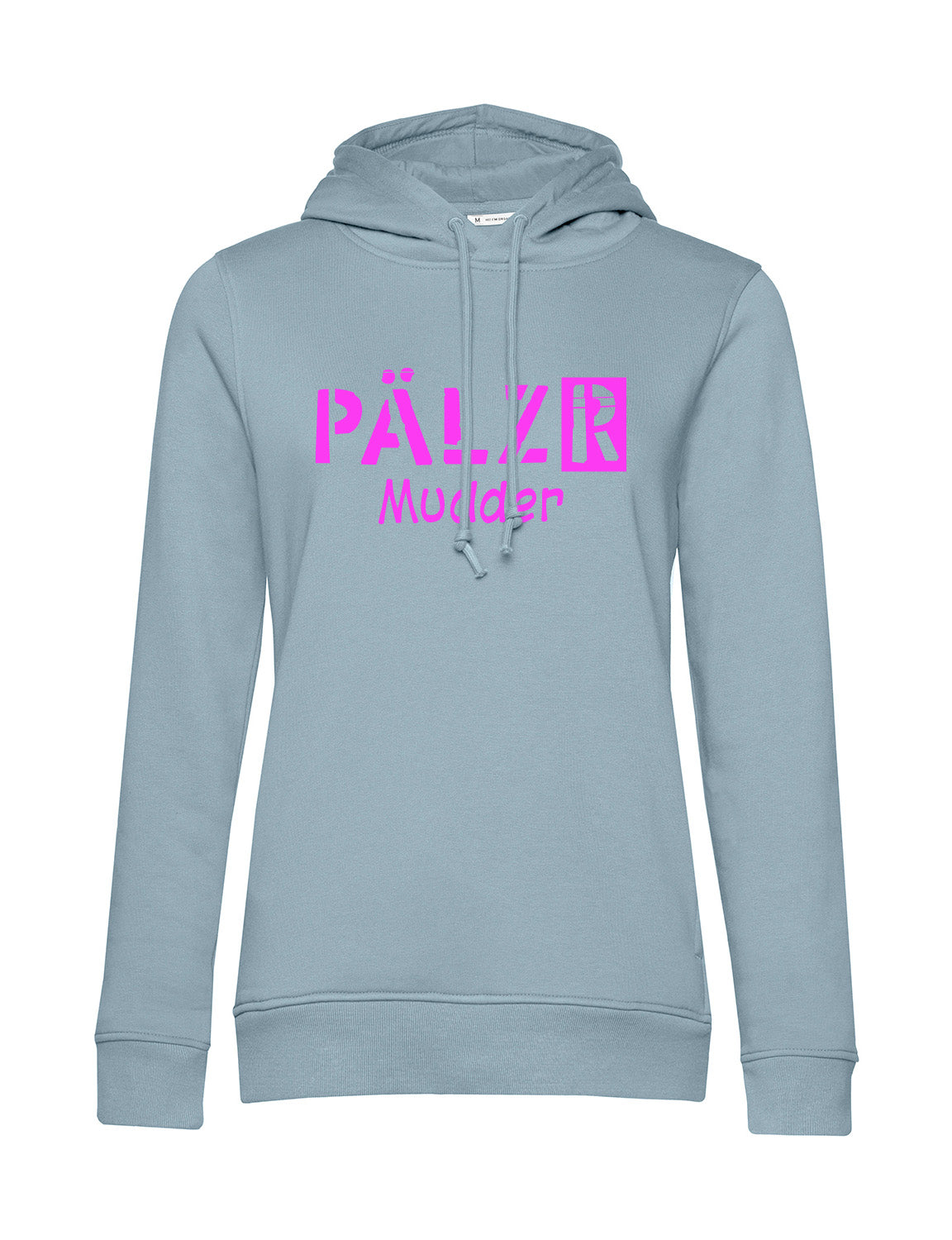 Frauen Hoodie | PÄLZR Mudder | bluefog | Logo neon-pink