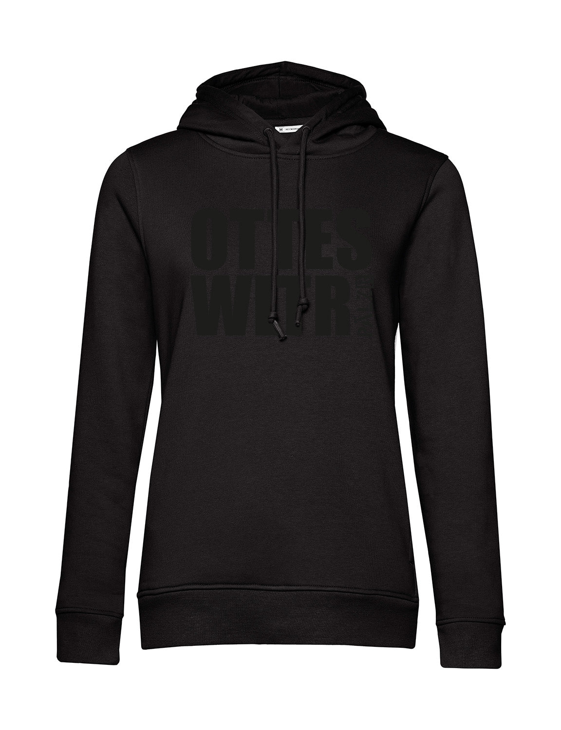 Frauen Hoodie | OTTES WLTR | schwarz | UNDERSTATEMENT