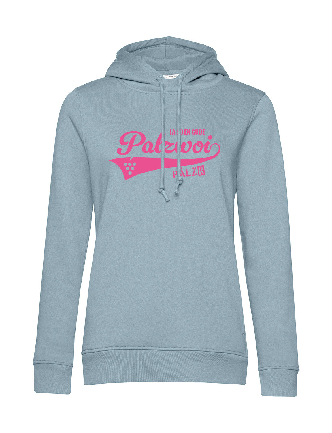 Frauen | Hoodie | PALZWOi | bluefog | Logo neon-pink