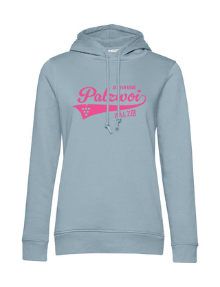 Frauen | Hoodie | PALZWOi | bluefog | Logo neon-pink