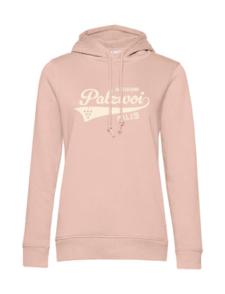 Frauen | Hoodie | PALZWOi | softrose | Logo beige