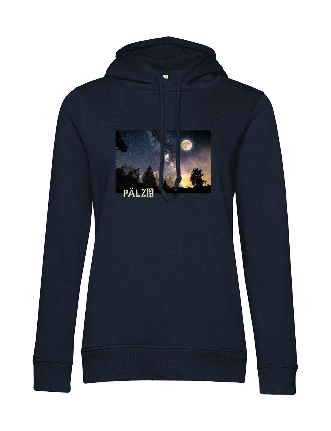 Frauen Hoodie | Sternegugger Fotoprint | navyblue