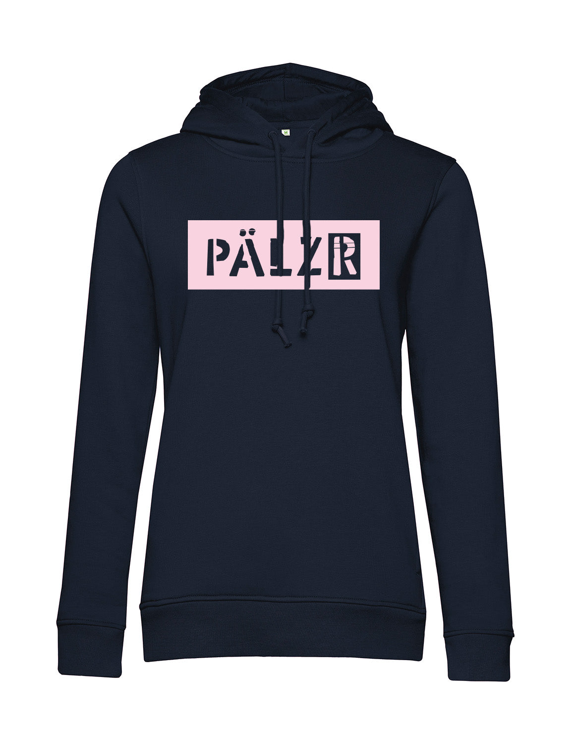 Frauen Hoodie | navy-blue | Logo -N- soft-rose