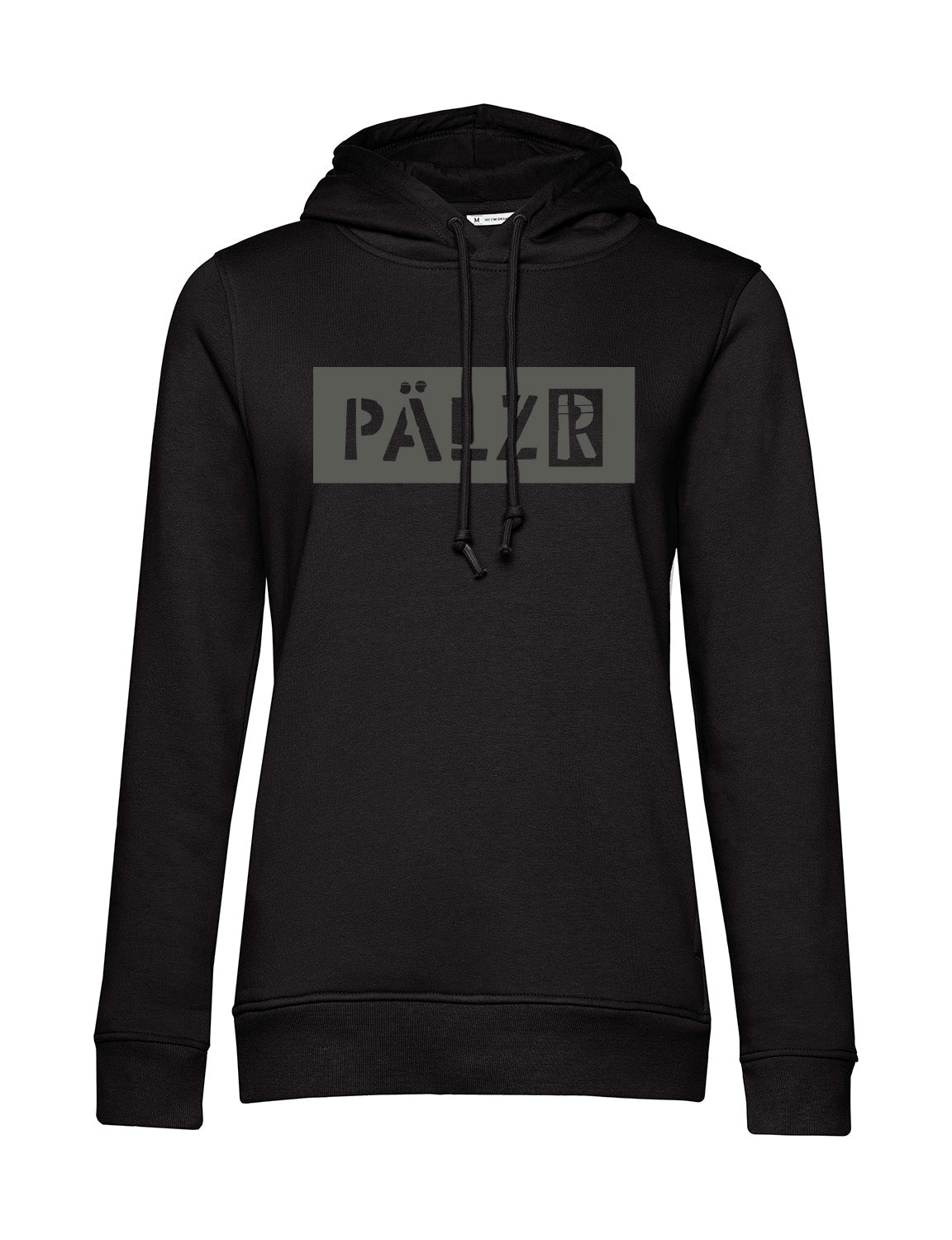 Frauen Hoodie | schwarz | Logo -N- anthrazit