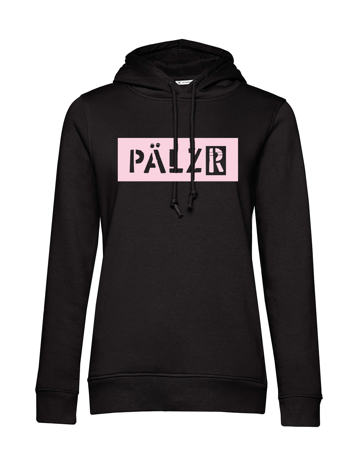 Frauen Hoodie | schwarz | Logo -N- soft-rose