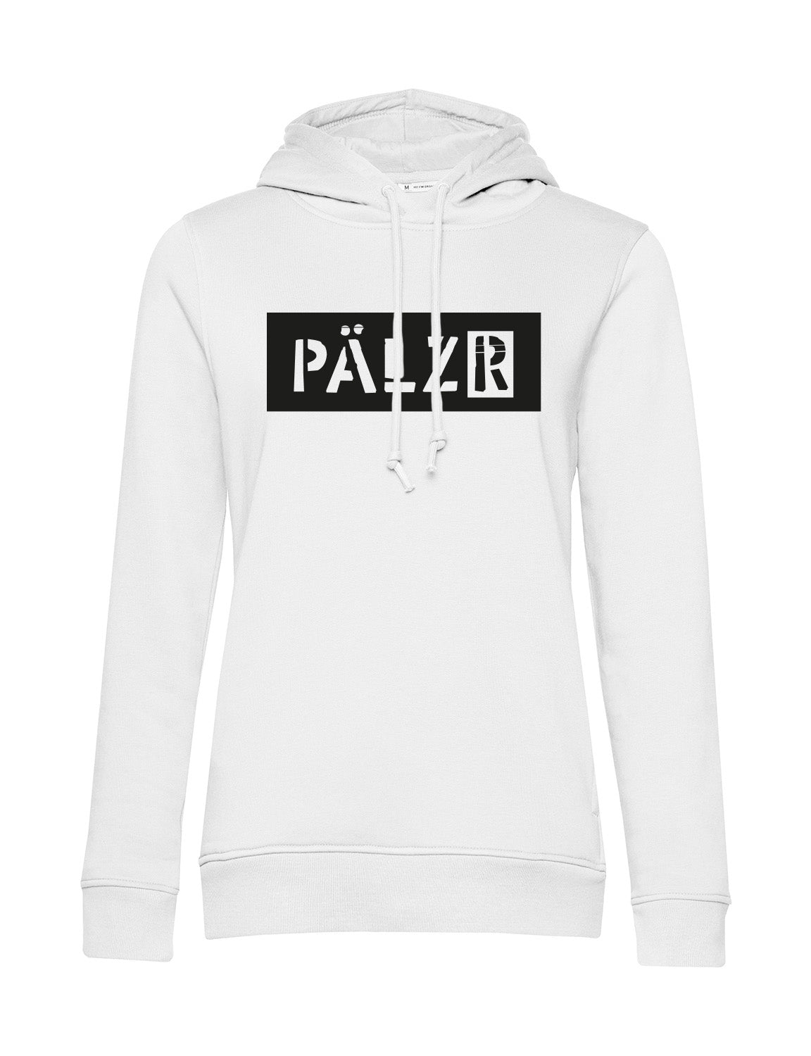 Frauen Hoodie | weiss | Logo -N- schwarz