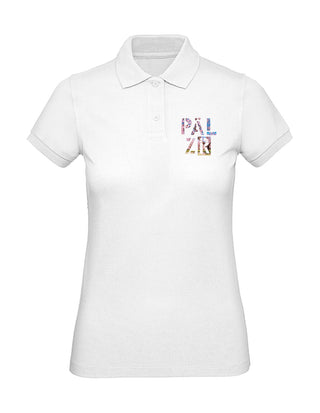 PÄLZR 2025 | Poloshirt | Frauen | weiss | Mandelblüte