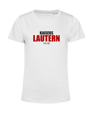 Women | T-shirt | PÄLZR Mudder | white | Logo anthracite 