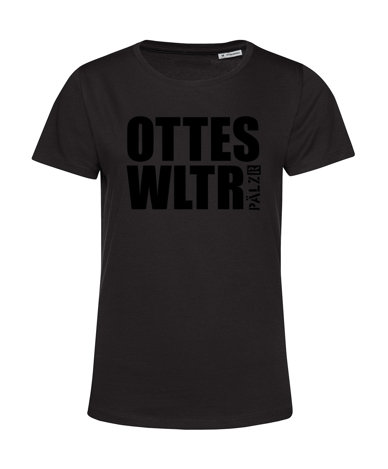 Frauen T-Shirt | OTTES WLTR | schwarz | UNDERSTATEMENT