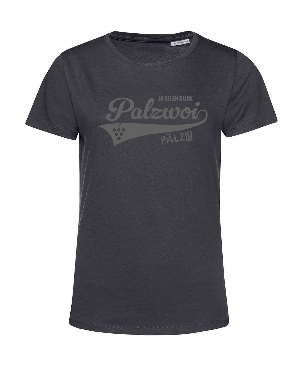 Frauen | T-Shirt | PALZWOi | asphalt | Logo anthrazit