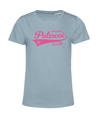 Frauen | T-Shirt | PALZWOi | bluefog | Logo neon-pink