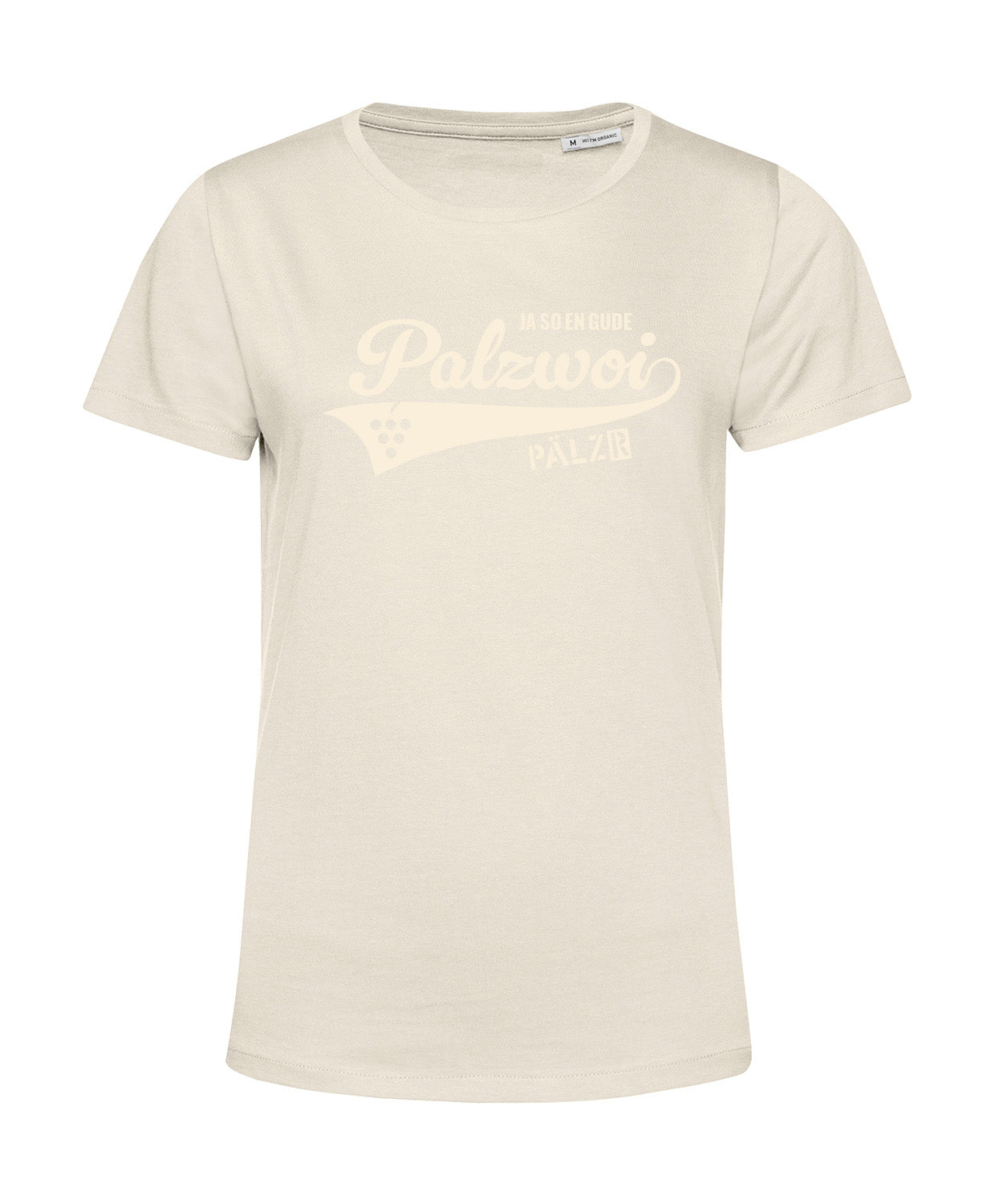 Frauen | T-Shirt | PALZWOi | creme | Logo beige