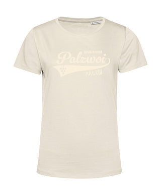 Frauen | T-Shirt | PALZWOi | creme | Logo beige