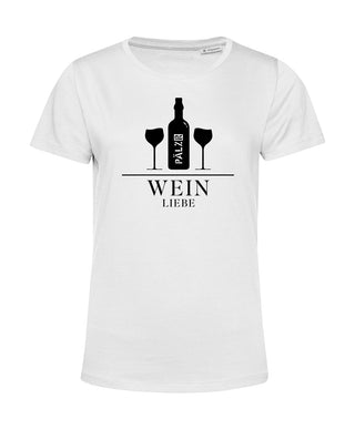 Frauen | T-Shirt | Weinliebe | weiss | Logo schwarz