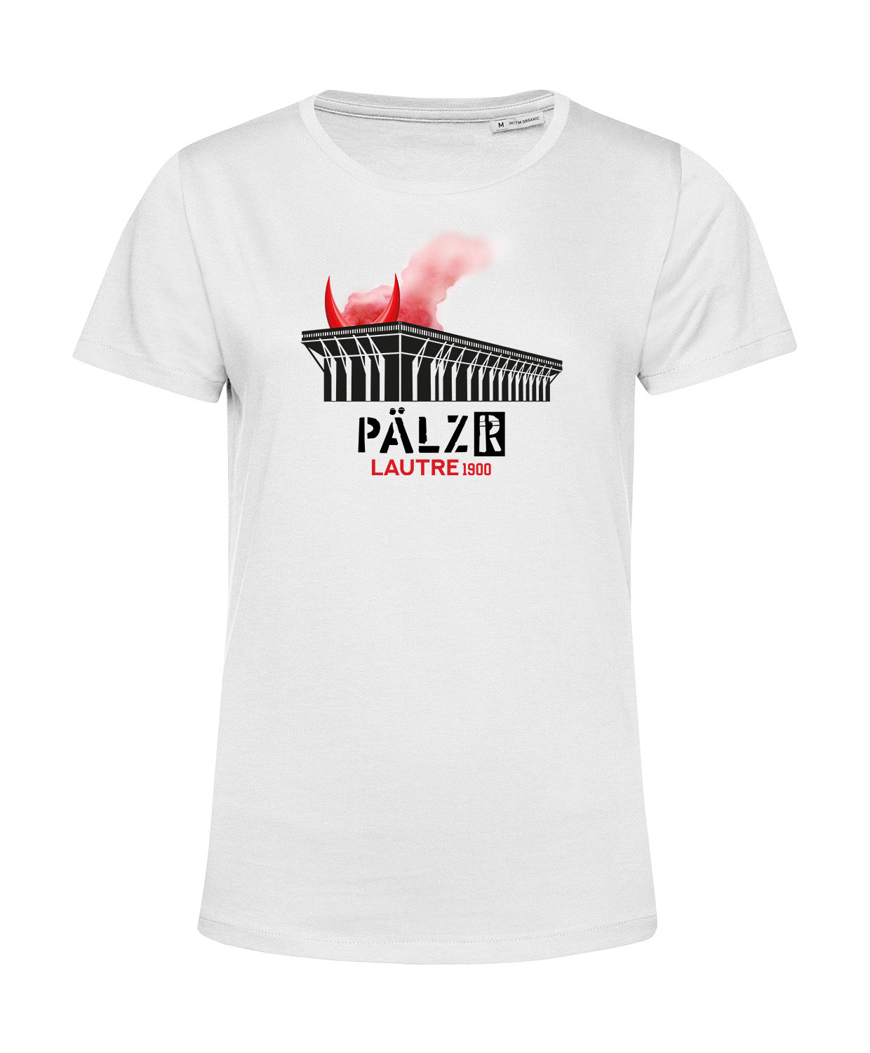 Women | T-shirt | PÄLZR Mudder | white | Logo anthracite 