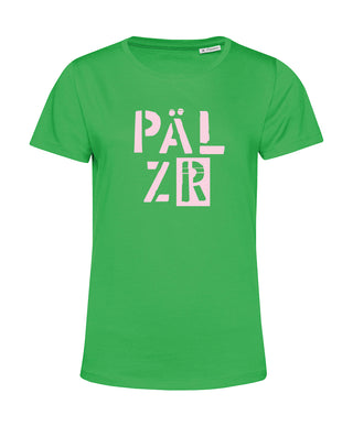 Frauen T-Shirt | PÄLZR 2025 | apfelgrün | softrose