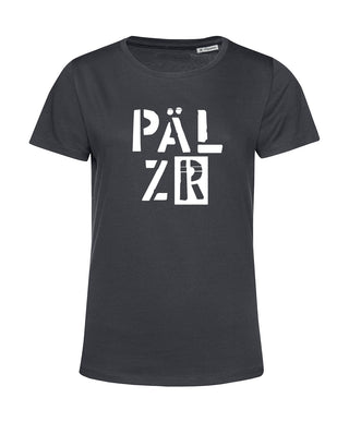 Frauen T-Shirt | PÄLZR 2025 | asphalt | weiss