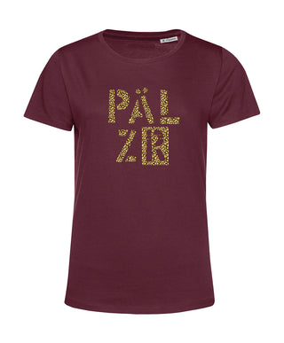 Frauen T-Shirt | PÄLZR 2025 | burgundy | Jaguar