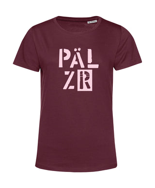 Frauen T-Shirt | PÄLZR 2025 | burgundy | softrose